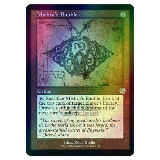 Magic The Gathering - The Brothers War - Retro Artifacts - Mishra's Bauble (Retro Schematic Artifact) - 097 (Foil)