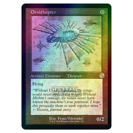 Magic The Gathering - The Brothers War - Retro Artifacts - Ornithopter (Retro Schematic Artifact) - 100 (Foil)