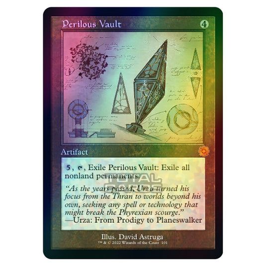 Magic The Gathering - The Brothers War - Retro Artifacts - Perilous Vault (Retro Schematic Artifact) - 101 (Foil)