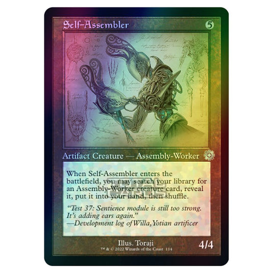 Magic The Gathering - The Brothers War - Retro Artifacts - Self-Assembler (Retro Schematic Artifact) - 114 (Foil)