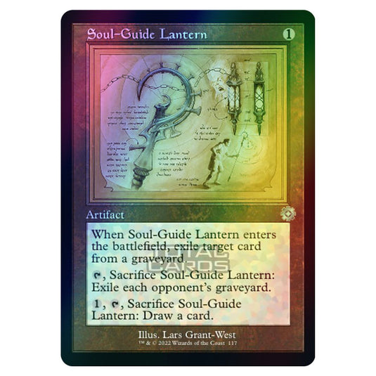 Magic The Gathering - The Brothers War - Retro Artifacts - Soul-Guide Lantern (Retro Schematic Artifact) - 117 (Foil)