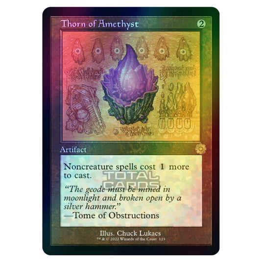 Magic The Gathering - The Brothers War - Retro Artifacts - Thorn of Amethyst (Retro Schematic Artifact) - 123 (Foil)