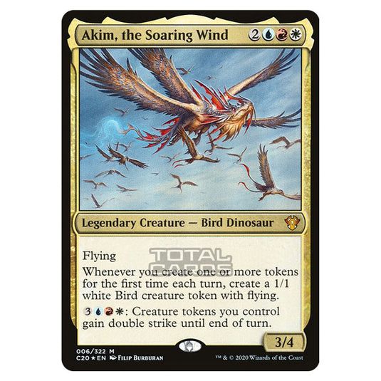 Magic The Gathering - Commander 2020 - Akim, the Soaring Wind - 6/322