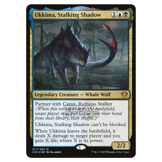 Magic The Gathering - Commander 2020 - Ukkima, Stalking Shadow - 17/322