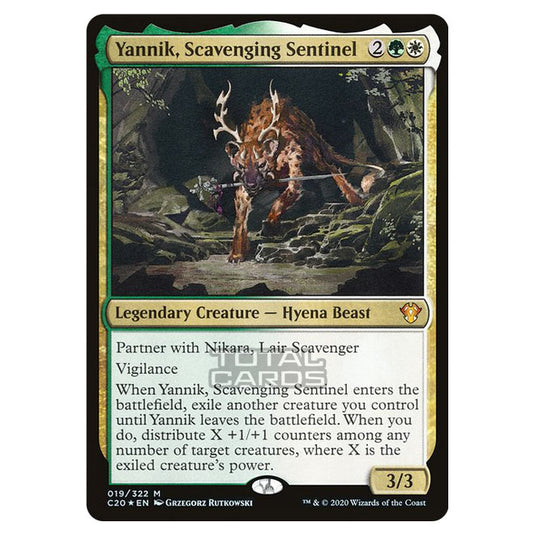 Magic The Gathering - Commander 2020 - Yannik, Scavenging Sentinel - 19/322