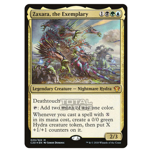 Magic The Gathering - Commander 2020 - Zaxara, the Exemplary - 20/322