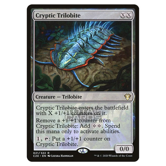 Magic The Gathering - Commander 2020 - Cryptic Trilobite - 21/322