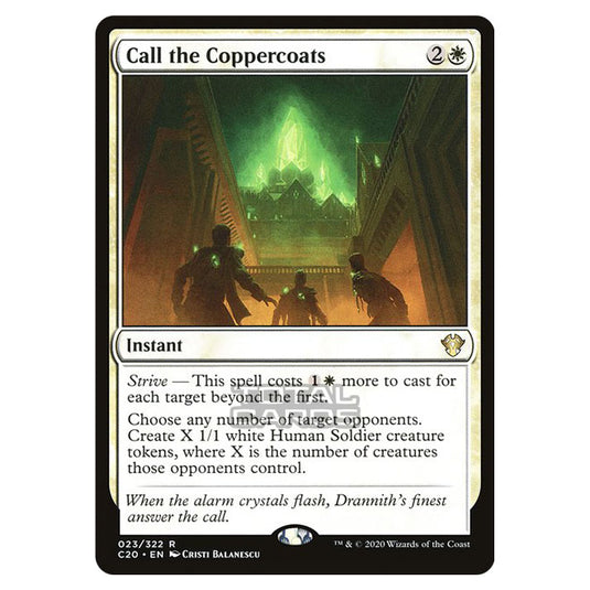 Magic The Gathering - Commander 2020 - Call the Coppercoats - 23/322