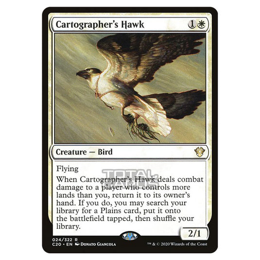 Magic The Gathering - Commander 2020 - Cartographer's Hawk - 24/322