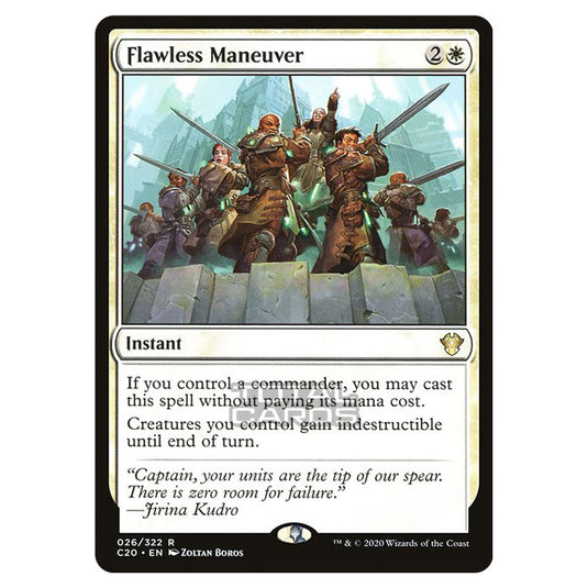 Magic The Gathering - Commander 2020 - Flawless Maneuver - 26/322