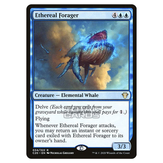 Magic The Gathering - Commander 2020 - Ethereal Forager - 34/322