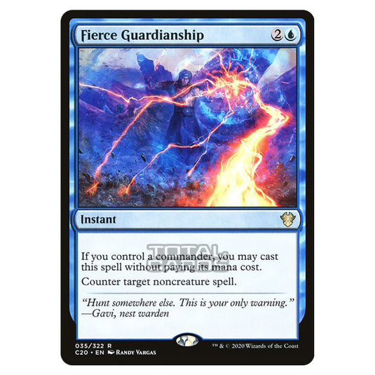 Magic The Gathering - Commander 2020 - Fierce Guardianship - 35/322