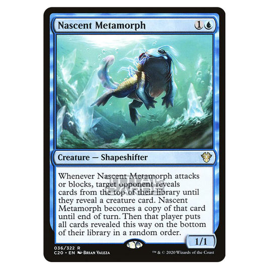 Magic The Gathering - Commander 2020 - Nascent Metamorph - 36/322