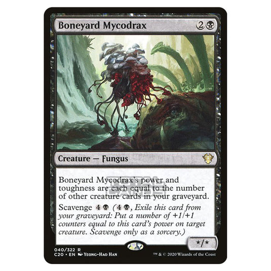 Magic The Gathering - Commander 2020 - Boneyard Mycodrax - 40/322