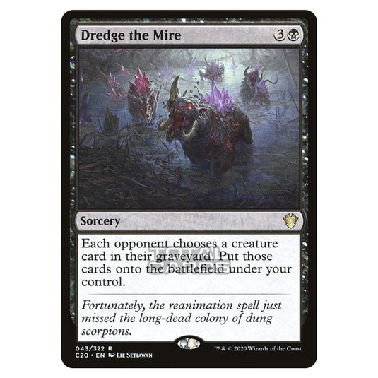 Magic The Gathering - Commander 2020 - Dredge the Mire - 43/322