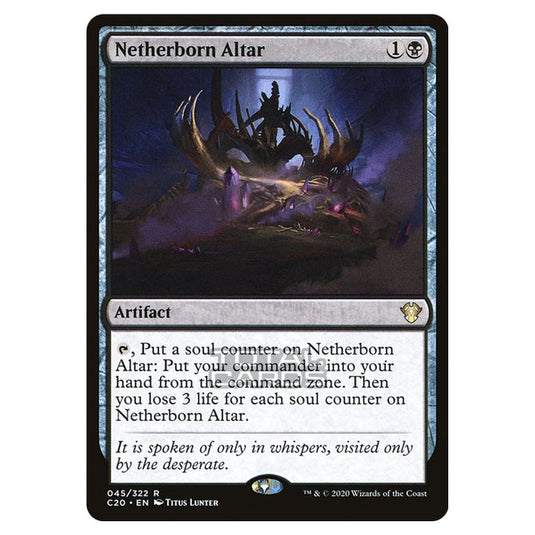 Magic The Gathering - Commander 2020 - Netherborn Altar - 45/322