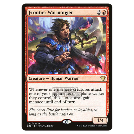 Magic The Gathering - Commander 2020 - Frontier Warmonger - 52/322