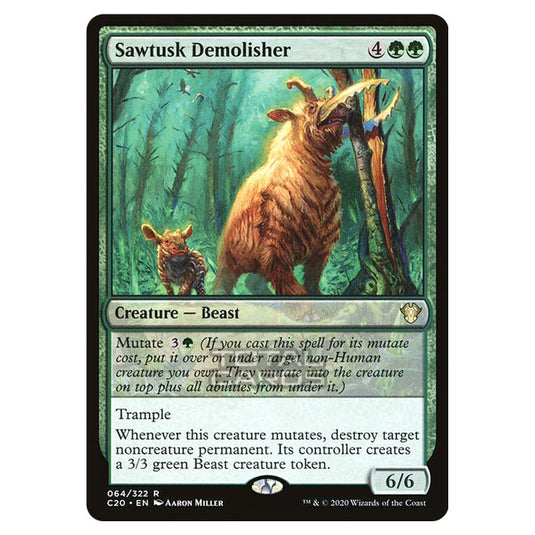 Magic The Gathering - Commander 2020 - Sawtusk Demolisher - 64/322