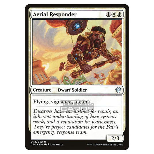 Magic The Gathering - Commander 2020 - Aerial Responder - 72/322