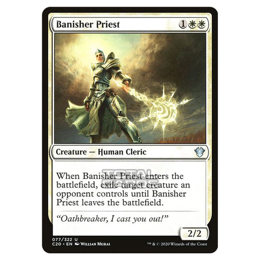 Magic The Gathering - Commander 2020 - Banisher Priest - 77/322