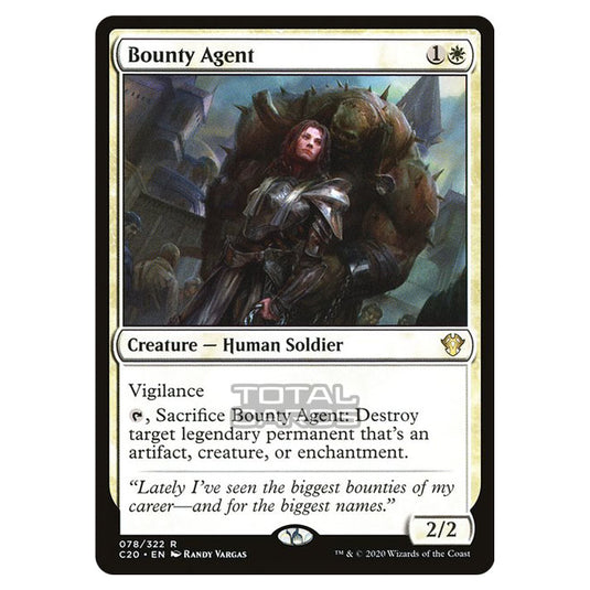 Magic The Gathering - Commander 2020 - Bounty Agent - 78/322