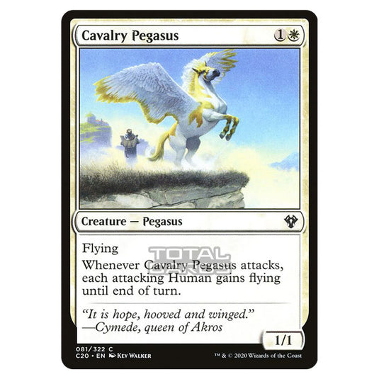 Magic The Gathering - Commander 2020 - Cavalry Pegasus - 81/322