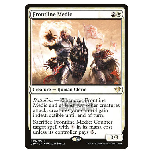 Magic The Gathering - Commander 2020 - Frontline Medic - 89/322