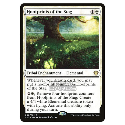 Magic The Gathering - Commander 2020 - Hoofprints of the Stag - 90/322