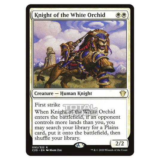 Magic The Gathering - Commander 2020 - Knight of the White Orchid - 93/322