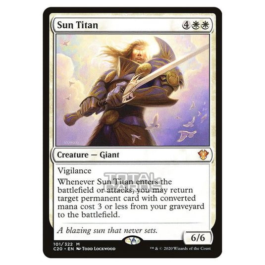 Magic The Gathering - Commander 2020 - Sun Titan - 101/322