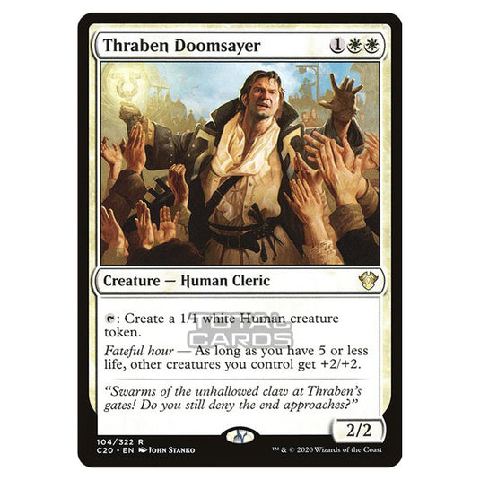 Magic The Gathering - Commander 2020 - Thraben Doomsayer - 104/322