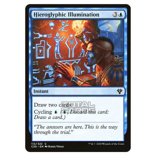 Magic The Gathering - Commander 2020 - Hieroglyphic Illumination - 112/322