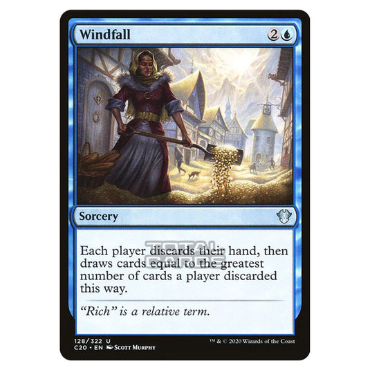 Magic The Gathering - Commander 2020 - Windfall - 128/322