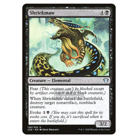 Magic The Gathering - Commander 2020 - Shriekmaw - 136/322