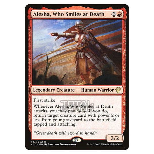 Magic The Gathering - Commander 2020 - Alesha, Who Smiles at Death - 143/322