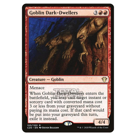 Magic The Gathering - Commander 2020 - Goblin Dark-Dwellers - 153/322