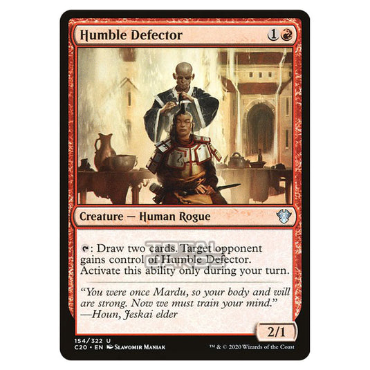 Magic The Gathering - Commander 2020 - Humble Defector - 154/322