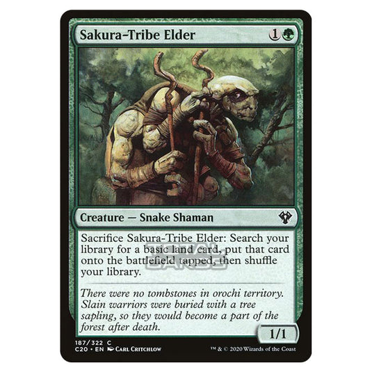 Magic The Gathering - Commander 2020 - Sakura-Tribe Elder - 187/322