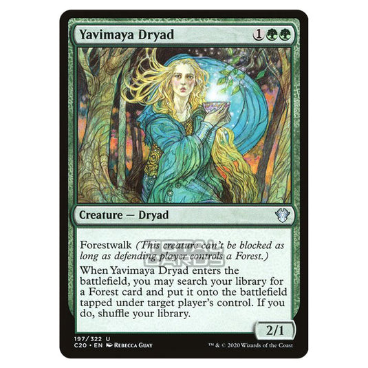 Magic The Gathering - Commander 2020 - Yavimaya Dryad - 197/322