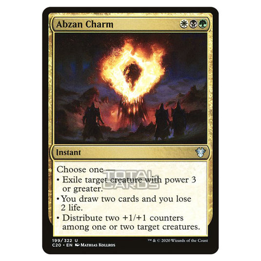 Magic The Gathering - Commander 2020 - Abzan Charm - 199/322