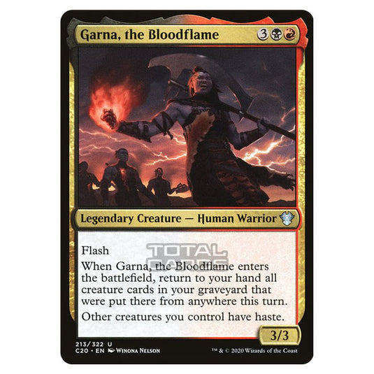 Magic The Gathering - Commander 2020 - Garna, the Bloodflame - 213/322