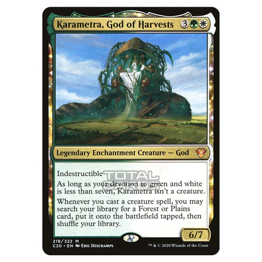 Magic The Gathering - Commander 2020 - Karametra, God of Harvests - 218/322