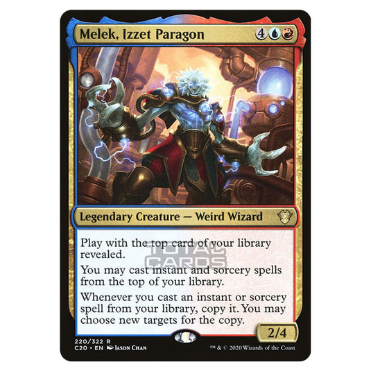 Magic The Gathering - Commander 2020 - Melek, Izzet Paragon - 220/322