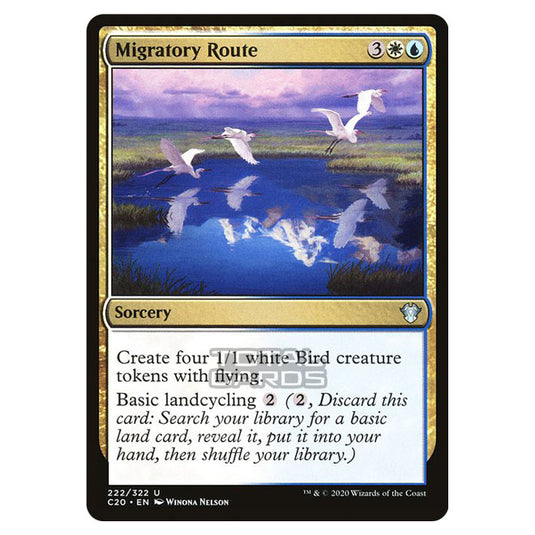 Magic The Gathering - Commander 2020 - Migratory Route - 222/322