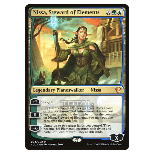 Magic The Gathering - Commander 2020 - Nissa, Steward of Elements - 224/322