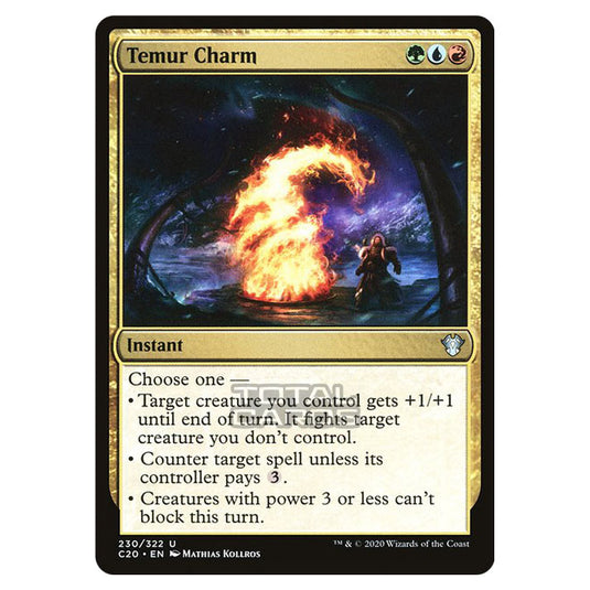 Magic The Gathering - Commander 2020 - Temur Charm - 230/322