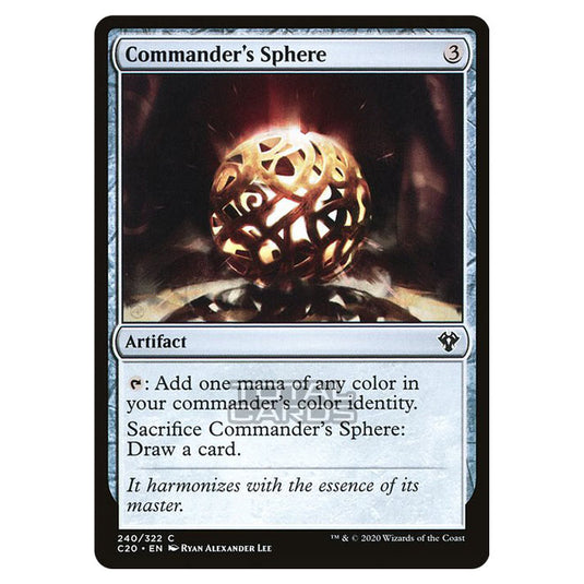 Magic The Gathering - Commander 2020 - Commander's Sphere - 240/322