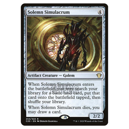 Magic The Gathering - Commander 2020 - Solemn Simulacrum - 253/322