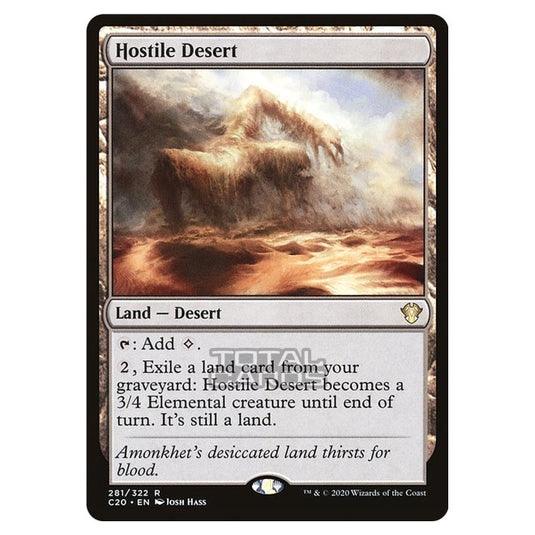 Magic The Gathering - Commander 2020 - Hostile Desert - 281/322