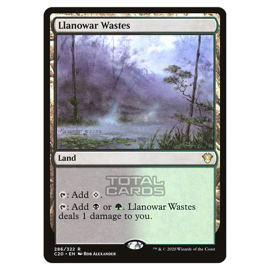 Magic The Gathering - Commander 2020 - Llanowar Wastes - 286/322